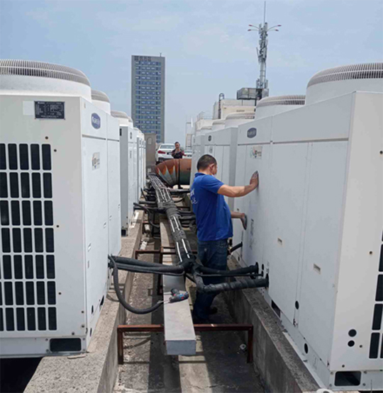 黑水中央空调制热和不制冷系统维修方法